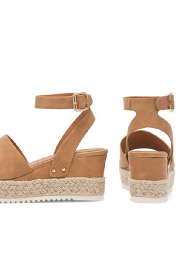 Jenny - JENNY Espadryle WS109-07 Brązowy. Kolor: brązowy. Materiał: syntetyk