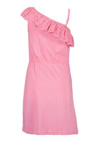 Blue Seven Sukienka letnia 528111 X Różowy Regular Fit. Kolor: różowy. Materiał: bawełna. Sezon: lato #2
