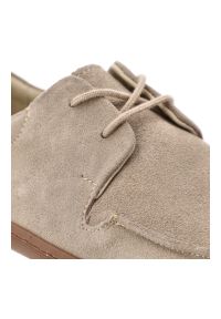 Szare Półbuty Armodo Skórzane Obuwie Damskie Barefoot. Okazja: na co dzień. Kolor: szary. Materiał: skóra. Styl: casual, elegancki #6