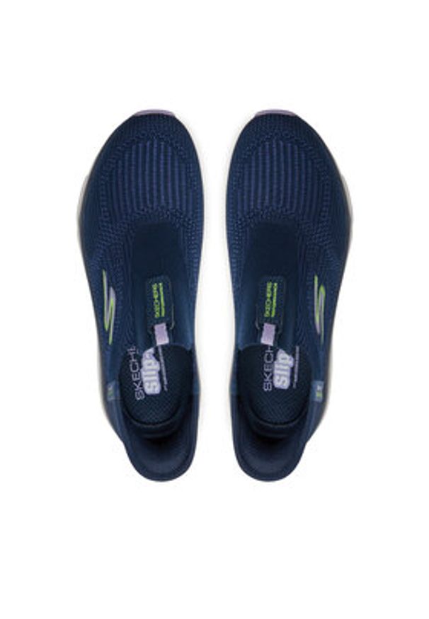 skechers - Skechers Sneakersy Smooth Transition 128571/NVLV Granatowy. Kolor: niebieski. Materiał: materiał, mesh