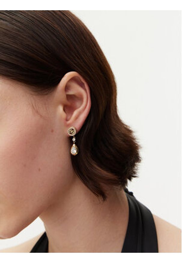 Guess Kolczyki JUBE05 235JW Złoty. Materiał: metalowe. Kolor: złoty