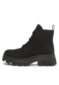 Calvin Klein Jeans Botki Chunky Combat Laceup Boot Co YW0YW01239 Czarny. Kolor: czarny. Materiał: materiał