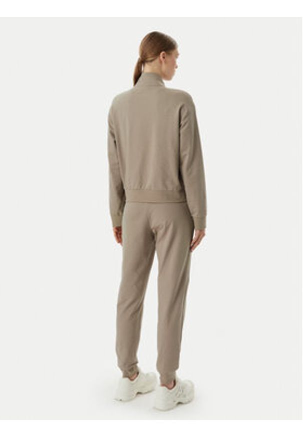 EA7 Emporio Armani Dres 7W000463 AF13135 U6167 Beżowy Regular Fit. Kolor: beżowy. Materiał: bawełna