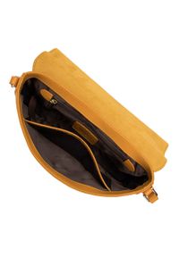 Wittchen - Damska saddle bag ze skóry o fakturze lizard żółta. Kolor: żółty. Materiał: skórzane. Styl: elegancki #3
