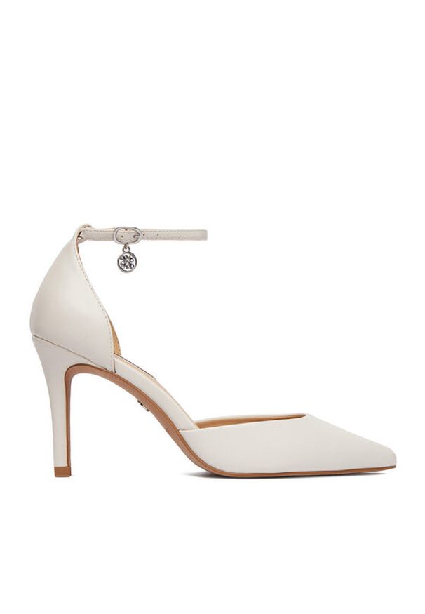 Nine West Szpilki CEO-CD23029-18 Biały. Kolor: biały. Materiał: materiał. Obcas: na szpilce