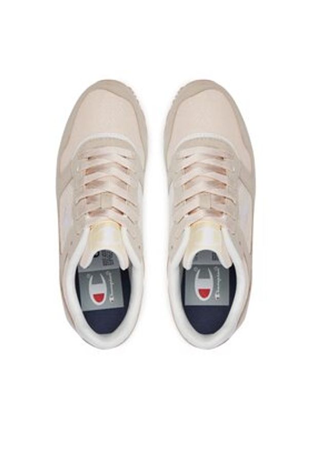 Champion Sneakersy Run 85 Crochet Low Cut Shoe S11677-CHA-PS127 Różowy. Kolor: różowy. Materiał: skóra. Sport: bieganie