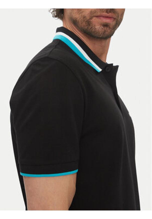 BOSS Polo Paddy Ap Heritage 50538101 Czarny Regular Fit. Typ kołnierza: polo. Kolor: czarny. Materiał: bawełna