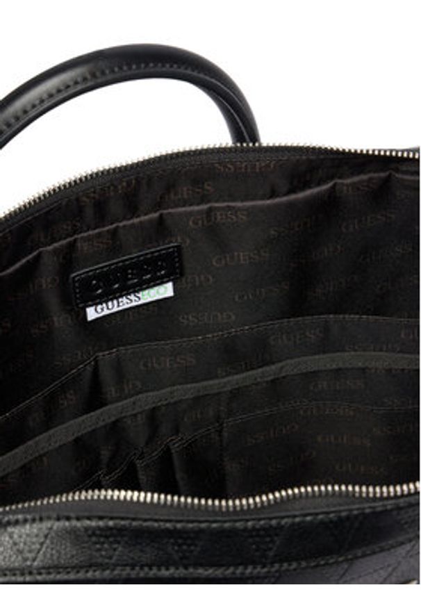 Guess Torba na laptopa HMTOTE P6169 Czarny. Kolor: czarny. Materiał: skóra