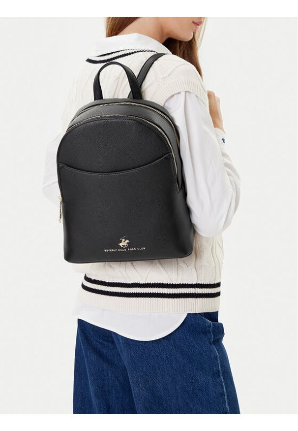 Beverly Hills Polo Club Plecak C-BHPC-C-007-07 Czarny. Kolor: czarny