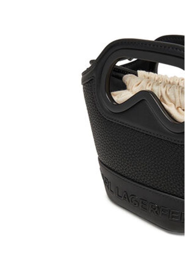Karl Lagerfeld - KARL LAGERFELD Torebka A2W30205 Czarny. Kolor: czarny. Materiał: skórzane