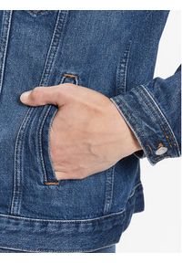TOMMY HILFIGER - Tommy Hilfiger Kurtka jeansowa MW0MW32110 Niebieski Regular Fit. Kolor: niebieski. Materiał: jeans, bawełna #4