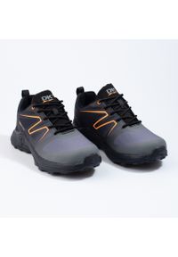 Męskie buty sportowe DK szare Softshell czarne. Kolor: wielokolorowy, czarny, szary. Materiał: softshell