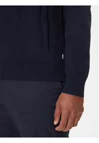 BOSS Kardigan H-Idino 50543150 Granatowy Regular Fit. Kolor: niebieski. Materiał: bawełna