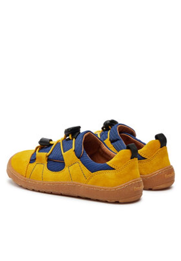 Froddo Sneakersy Barefoot Track G3130243-3 S Żółty. Kolor: żółty. Materiał: materiał