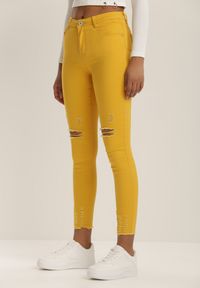 Renee - Żółte Spodnie Nerivere. Kolor: żółty #3