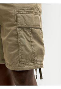 Jack & Jones Szorty materiałowe Cole Frank 12291369 Zielony Regular Fit. Kolor: zielony. Materiał: bawełna #4