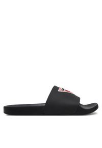 Klapki Guess. Kolor: czarny