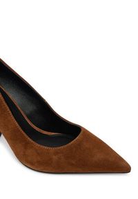 BOSS Czółenka Gracey 50554372 Brązowy. Kolor: brązowy. Materiał: skóra #2