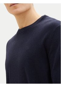 Tom Tailor Sweter 1038426 Granatowy Regular Fit. Kolor: niebieski. Materiał: bawełna #2