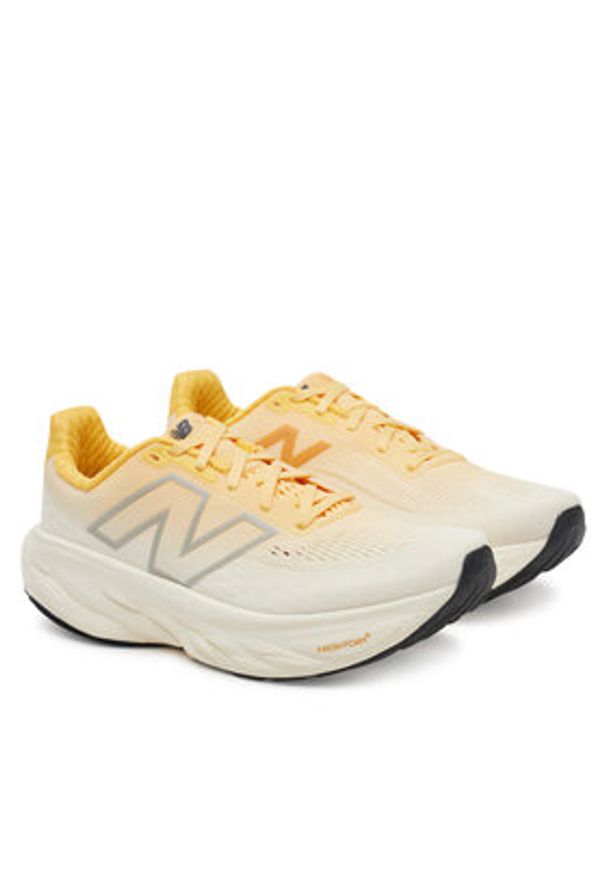 New Balance Buty do biegania 1080 W1080L14 Żółty. Kolor: żółty. Materiał: materiał