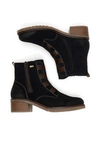 Remonte Trzewiki D1A76-03 Czarny. Kolor: czarny. Materiał: zamsz, skóra #2