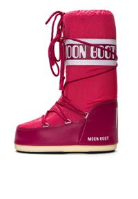 Buty zimowe damskie Moon Boot Nylon Bouganville (14004400-062). Kolor: różowy. Materiał: nylon. Sezon: zima #3