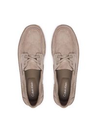 Calvin Klein Espadryle Hynrid Boat HM0HM02174 Beżowy. Kolor: beżowy. Materiał: skóra, zamsz #5