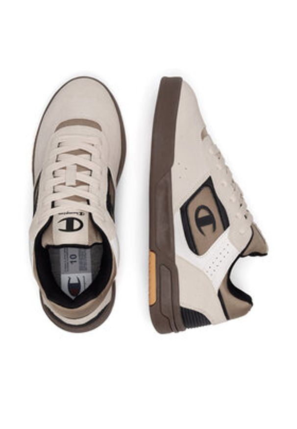 Champion Sneakersy ZN80 SKATE II LOW S22264-YS086 Beżowy. Kolor: beżowy. Materiał: skóra. Sport: skateboard