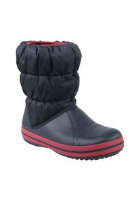 Buty Crocs Winter Puff Boot Jr 14613-485 niebieskie. Kolor: niebieski #3