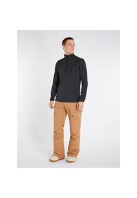 Koszulka męska Protest HUMANS 1/4 zip top. Kolor: szary