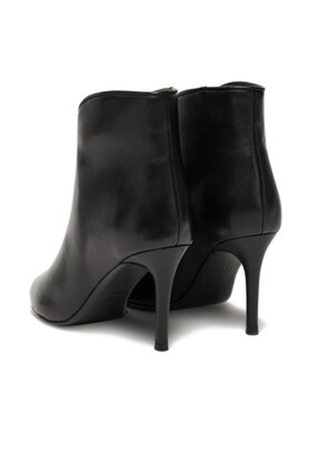 Eva Minge Botki EO-DREW-GLC9343-4.5-880-4 Czarny. Kolor: czarny. Materiał: skóra