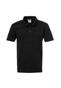 UHLSPORT - Dziecięca koszulka polo Uhlsport Essential Pro. Typ kołnierza: polo. Kolor: czarny. Materiał: polar
