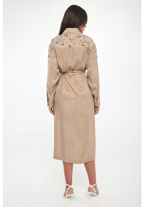 Liu Jo - Sukienka szmizjerka z ozdobnymi kamieniami LIU JO. Typ sukienki: szmizjerki