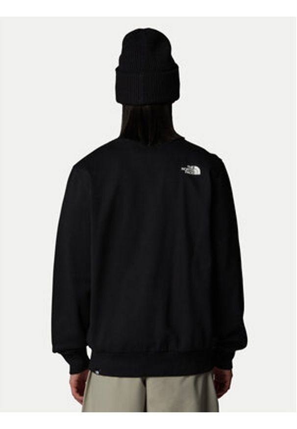 The North Face Bluza Fine NF0A89EV Czarny Regular Fit. Kolor: czarny. Materiał: bawełna