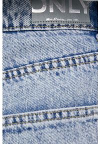 only - Only jeansy Hope damskie high waist. Stan: podwyższony. Kolor: niebieski