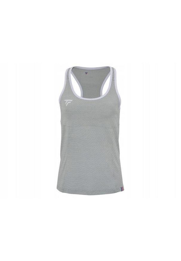TECNIFIBRE - Koszulka tenisowa bezrękawnik dziecięcy Tecnifibre Team Tank. Kolor: szary. Długość rękawa: bez rękawów. Sport: tenis