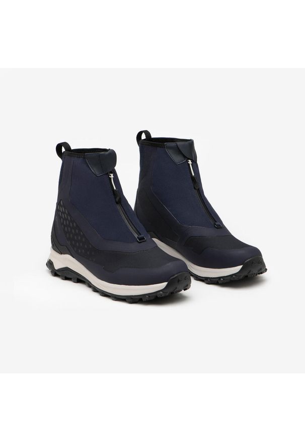 quechua - Buty turystyczne męskie Quechua SH900 Pro mountain Mid wodoodporne. Zapięcie: sznurówki. Kolor: niebieski. Szerokość cholewki: normalna. Sezon: zima. Sport: turystyka piesza