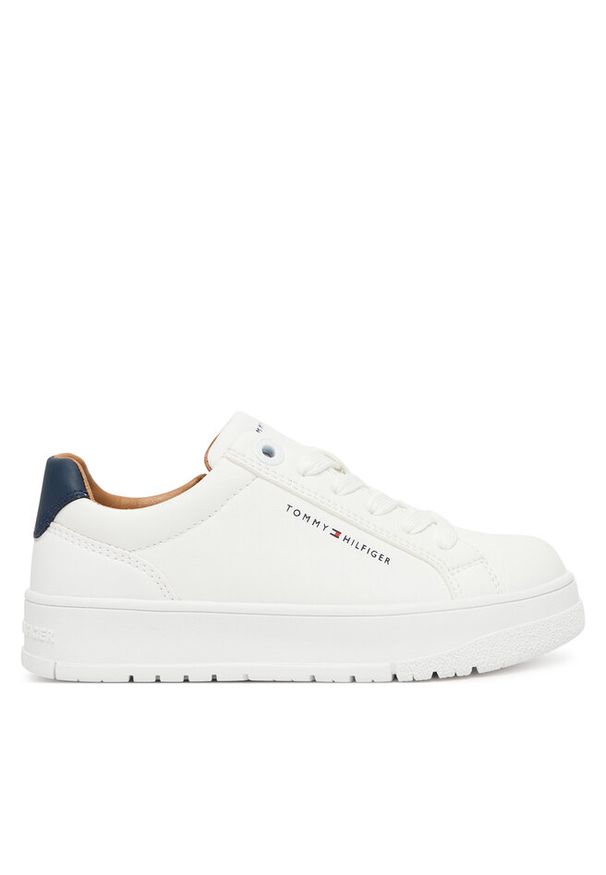 TOMMY HILFIGER - Sneakersy Tommy Hilfiger. Kolor: biały