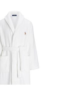 Polo Ralph Lauren Szlafrok 714899683002 Biały. Typ kołnierza: polo. Kolor: biały. Materiał: bawełna
