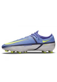 Buty piłkarskie Nike Phantom GT2 Pro Ag M DC0760-570 wielokolorowe niebieskie. Nosek buta: okrągły. Kolor: wielokolorowy. Materiał: materiał, włókno, tkanina, syntetyk. Szerokość cholewki: normalna. Sezon: zima. Sport: piłka nożna #7