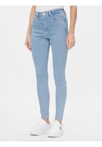 Tommy Jeans Jeansy Sylvia DW0DW17110 Niebieski Skinny Fit. Kolor: niebieski