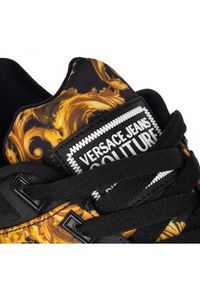 Versace Jeans Couture Sneakersy 80YA3SA1 Czarny. Kolor: czarny. Materiał: materiał #6