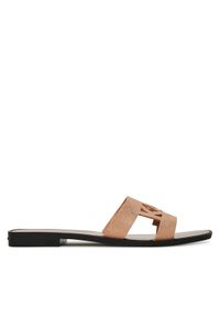 Karl Lagerfeld - KARL LAGERFELD Klapki Skoot II KL80402 Różowy. Kolor: różowy. Materiał: skóra