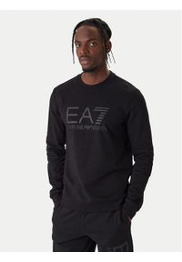 EA7 Emporio Armani Bluza 7M002278 AF22266 MC005 Czarny Regular Fit. Kolor: czarny. Materiał: bawełna #1