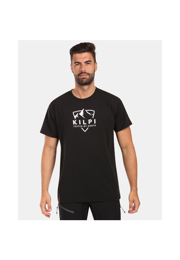 Męska koszulka funkcjonalna Kilpi DIXIE-M. Kolor: czarny. Sport: turystyka piesza