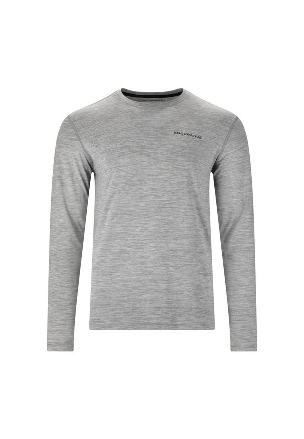 ENDURANCE - T-shirt z długim rękawem Endurance Abdon. Kolor: szary. Długość rękawa: długi rękaw. Długość: długie. Sport: fitness, turystyka piesza