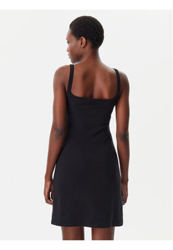 Calvin Klein Jeans Sukienka letnia J20J225272 Czarny Slim Fit. Kolor: czarny. Materiał: bawełna. Sezon: lato