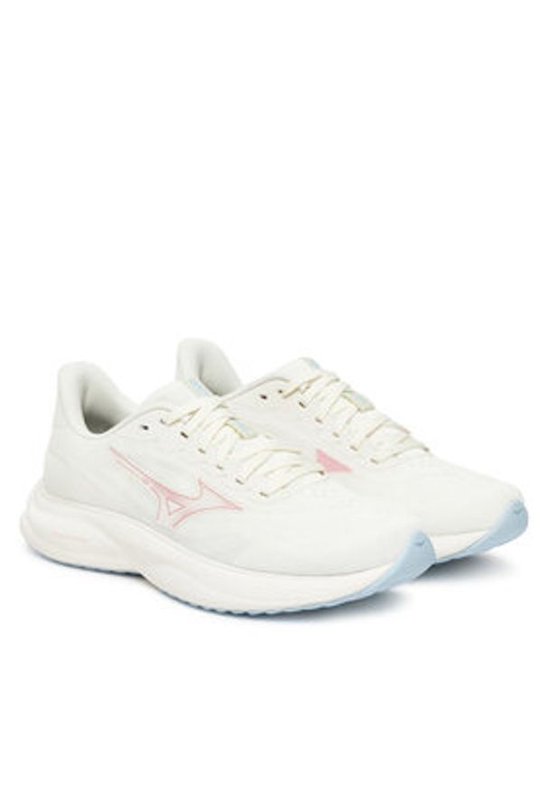 Mizuno Buty do biegania Revolt 4 J1GD2581 Écru. Materiał: materiał