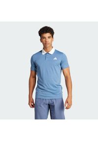 Adidas - Koszulka Tennis FreeLift Polo. Typ kołnierza: polo. Kolor: niebieski. Materiał: materiał