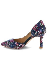 Kolorowe Czółenka Alma En Pena Eleganckie Buty Damskie Na Szpilce. Okazja: na imprezę. Nosek buta: szpiczasty. Wzór: kolorowy. Obcas: na szpilce. Styl: elegancki. Wysokość obcasa: średni #7